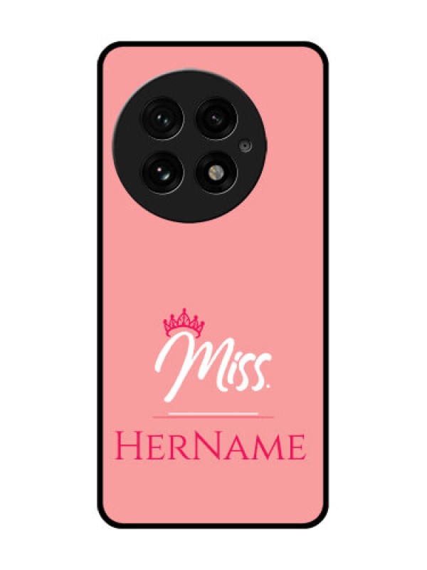 Custom OnePlus 13 5G Custom Glass Phone CaseMrs With Name Design