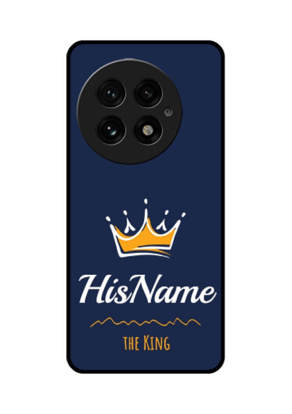 OnePlus 13 5G Custom Glass Phone CaseKing With Name Design