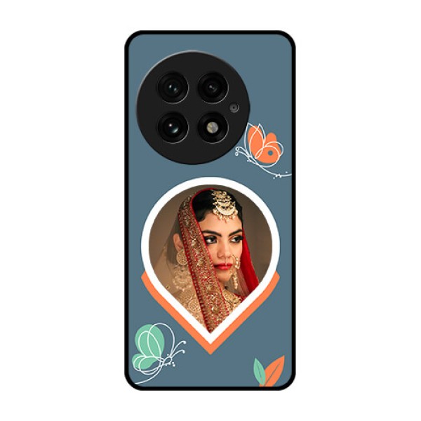 OnePlus 13 5G Custom Glass Phone CaseDroplet Butterflies Design