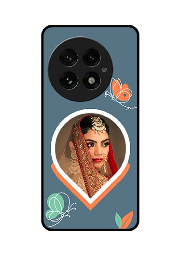OnePlus 13 5G Custom Glass Phone CaseDroplet Butterflies Design