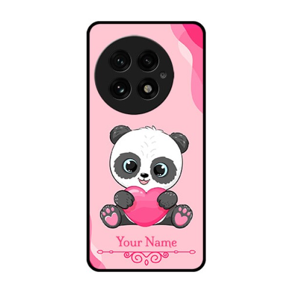 OnePlus 13 5G Custom Glass Phone CaseCute Panda Design