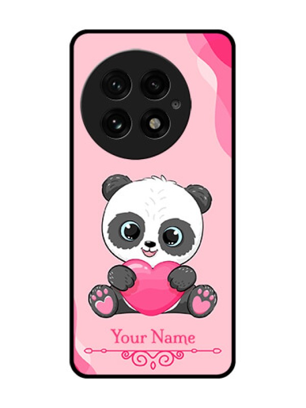 Custom OnePlus 13 5G Custom Glass Phone CaseCute Panda Design