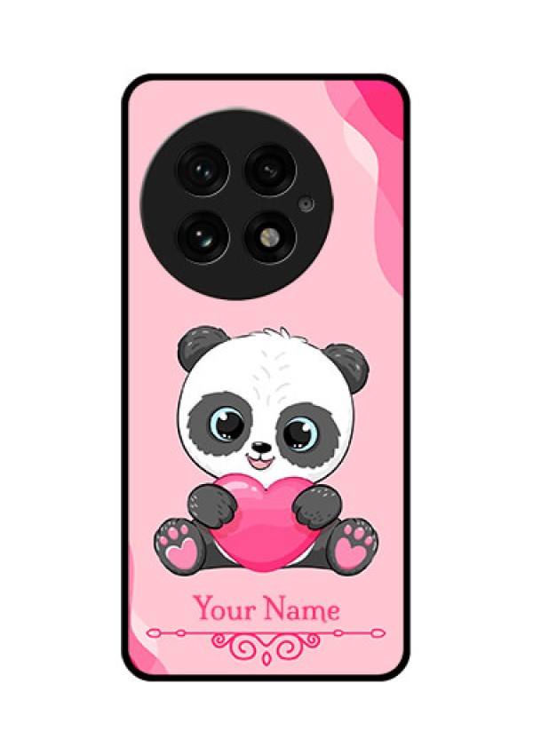 OnePlus 13 5G Custom Glass Phone CaseCute Panda Design