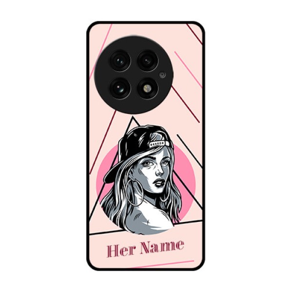 OnePlus 13 5G Custom Glass Phone CaseRockstar Girl Design