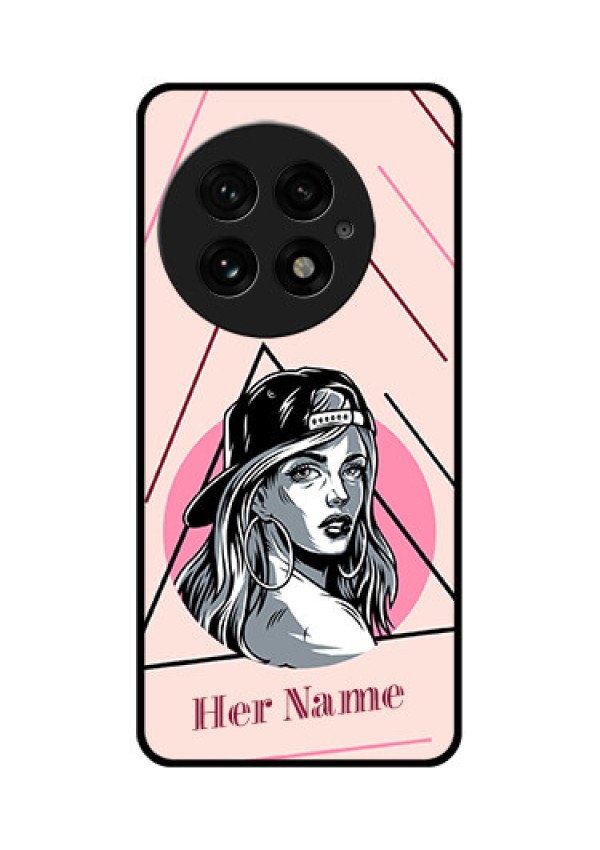 OnePlus 13 5G Custom Glass Phone CaseRockstar Girl Design