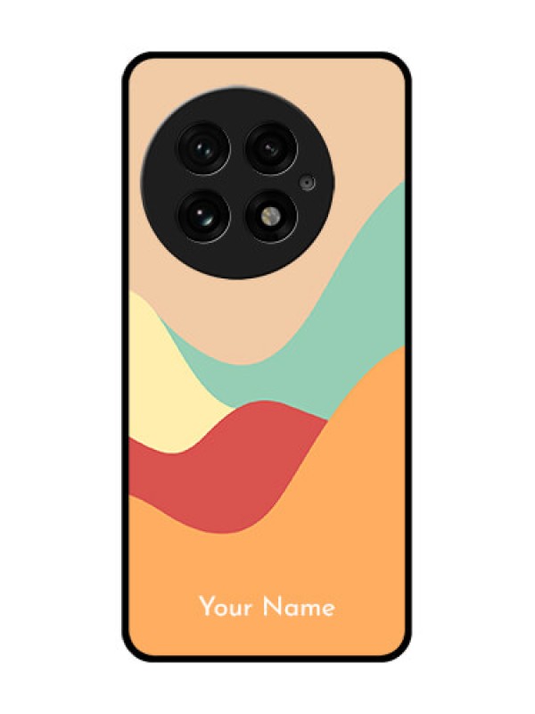 Custom OnePlus 13 5G Custom Glass Phone CaseOcean Waves Multi - Colour Design