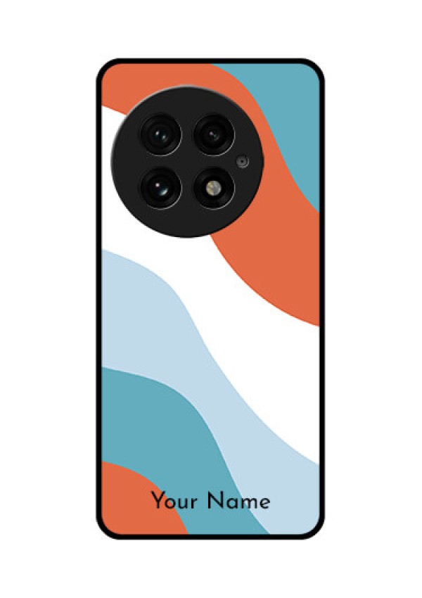 OnePlus 13 5G Custom Glass Phone CaseColoured Waves Design