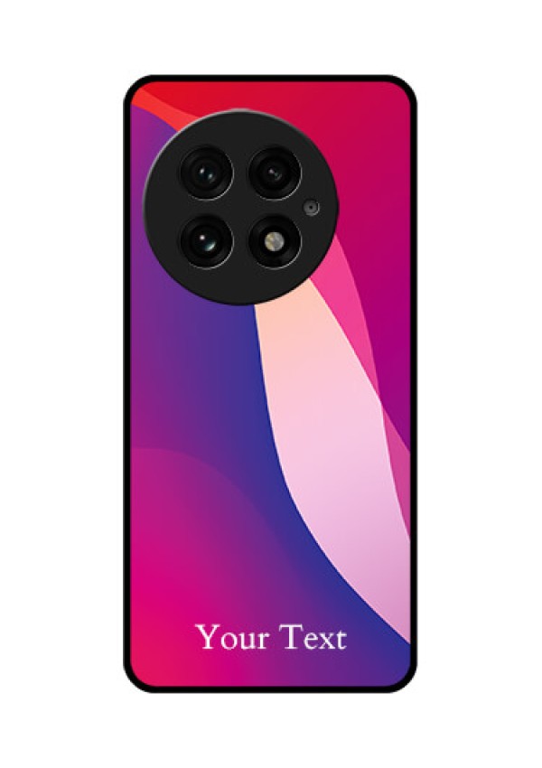 OnePlus 13 5G Custom Glass Phone CaseDigital Abstract Overlap Design