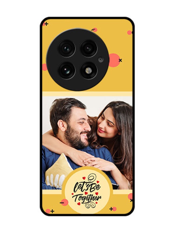 Custom OnePlus 13 5G Custom Glass Phone CaseLets Be Together Design
