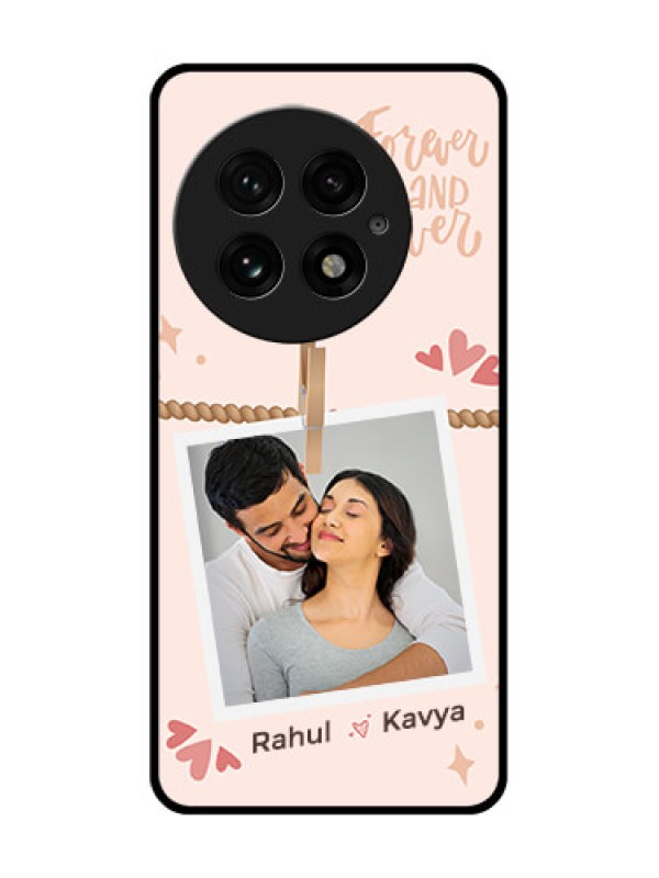 Custom OnePlus 13 5G Custom Glass Phone CaseForever And Ever Love Design