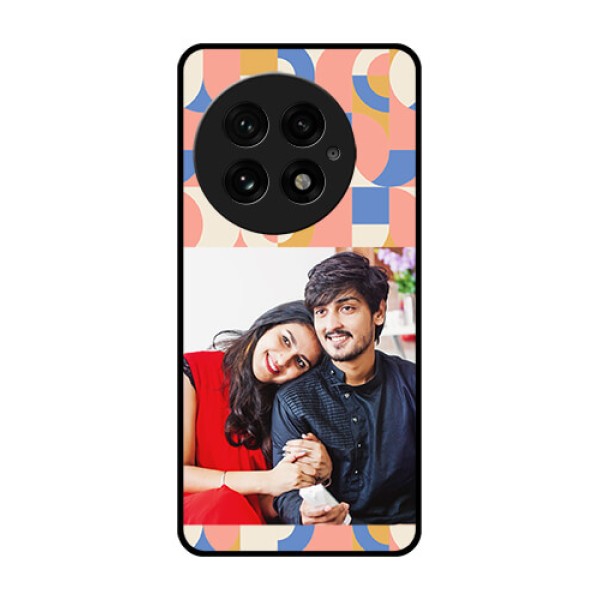 OnePlus 13 5G Custom Glass Phone CaseSemi - Circle Maze Pattern Design OnePlus 13 5G Custom Glass Phone CaseSemi - Circle Maze Pattern Design