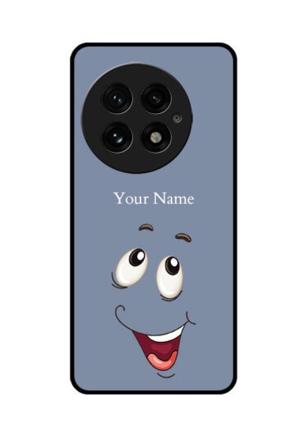OnePlus 13 5G Custom Glass Phone CaseLaughing Cartoon Face Design