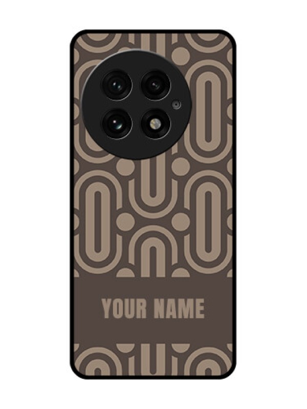 Custom OnePlus 13 5G Custom Glass Phone CaseCaptivating Zero Pattern Design