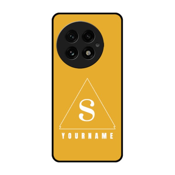 OnePlus 13 5G Custom Glass Phone CaseSimple Triangle Design OnePlus 13 5G Custom Glass Phone CaseSimple Triangle Design