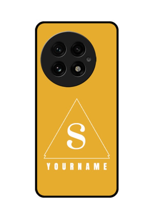 OnePlus 13 5G Custom Glass Phone CaseSimple Triangle Design