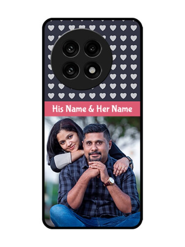 Custom OnePlus 13R 5G Custom Glass Phone Case - Love Symbols Design