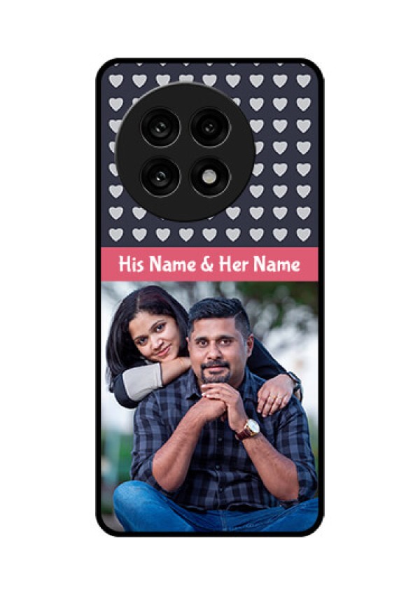 OnePlus 13R 5G Custom Glass Phone Case - Love Symbols Design