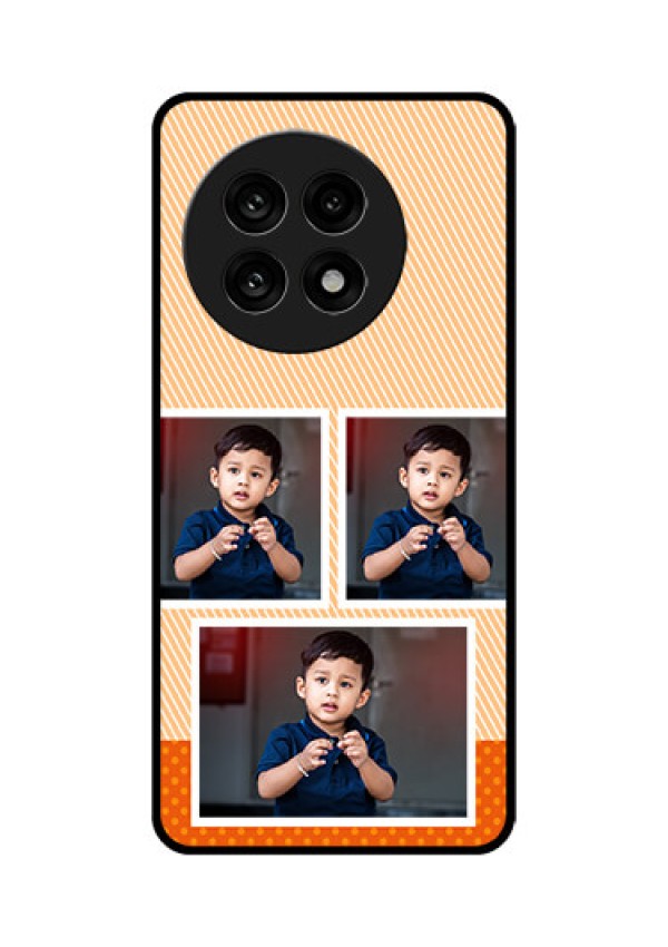 OnePlus 13R 5G Custom Glass Phone Case - Bulk Photos Upload Design