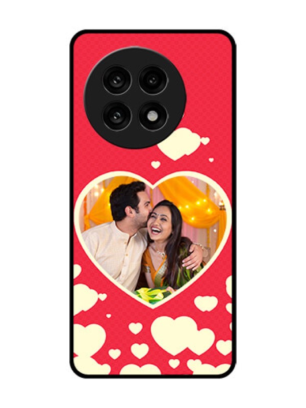 Custom OnePlus 13R 5G Custom Glass Phone Case - Love Symbols Phone Cover Design