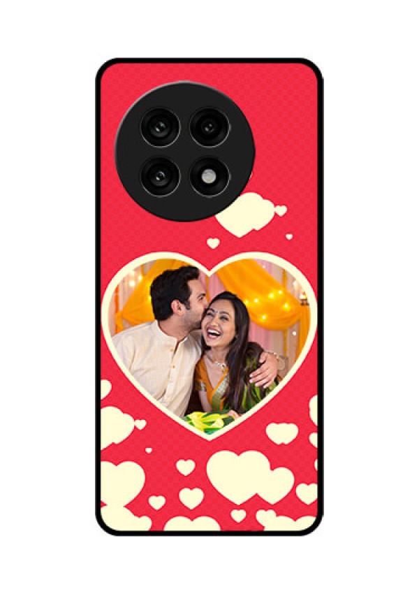 OnePlus 13R 5G Custom Glass Phone Case - Love Symbols Phone Cover Design