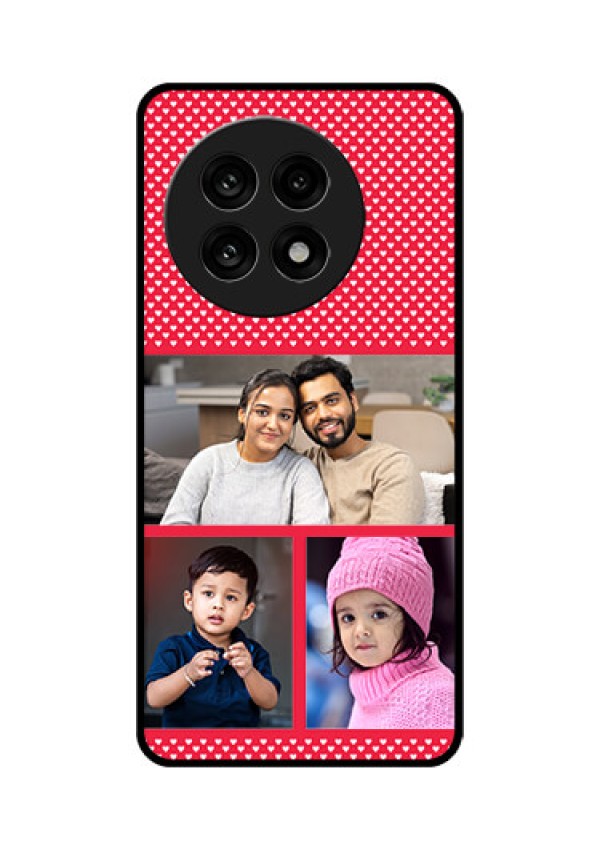 OnePlus 13R 5G Custom Glass Phone Case - Bulk Photo Upload Design