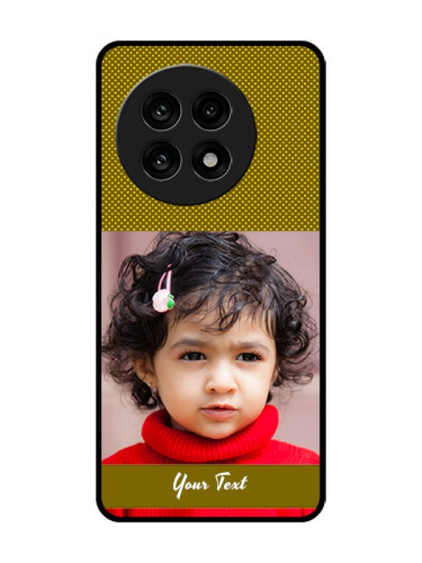 Custom OnePlus 13R 5G Custom Glass Phone Case - Simple Green Color Design