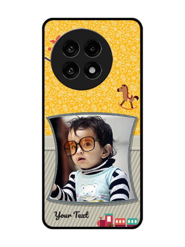 Custom OnePlus 13R 5G Custom Glass Phone Case - Baby Picture Upload Design