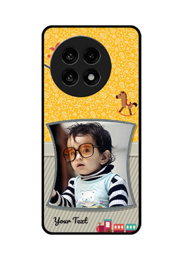 OnePlus 13R 5G Custom Glass Phone Case - Baby Picture Upload Design