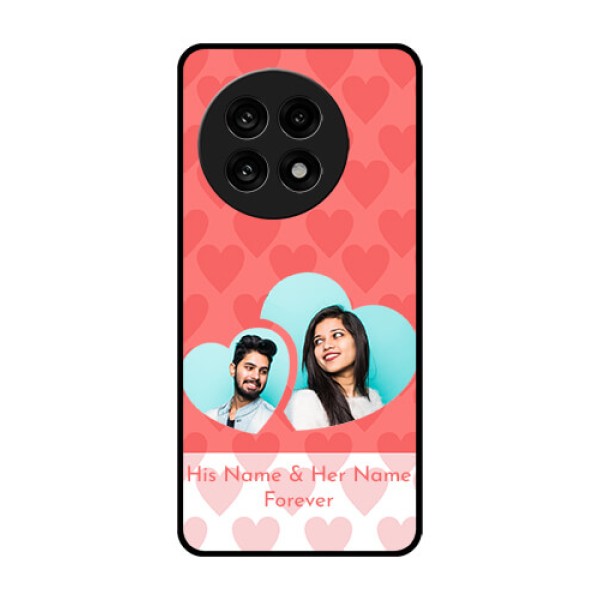 OnePlus 13R 5G Custom Glass Phone Case - Couple Pic Upload Design OnePlus 13R 5G Custom Glass Phone Case - Couple Pic Upload Design