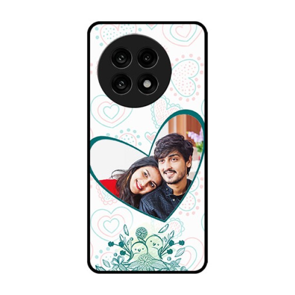 OnePlus 13R 5G Custom Glass Phone Case - Premium Couple Design