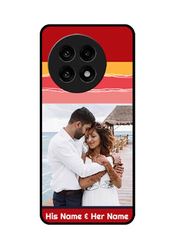 OnePlus 13R 5G Custom Glass Phone Case - Colorful Case Design