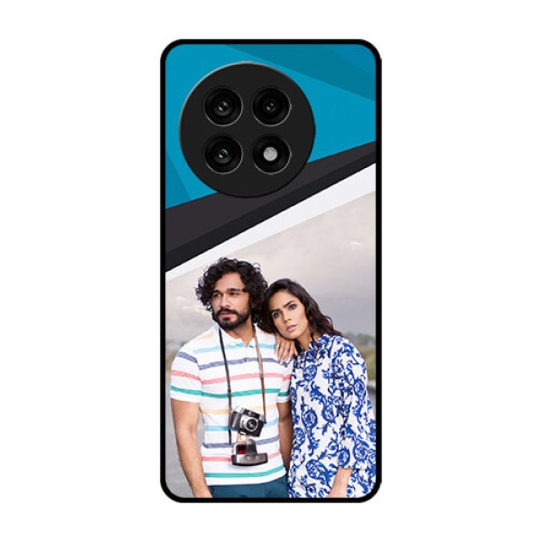 OnePlus 13R 5G Custom Glass Phone Case - Simple Pattern Photo Upload Design