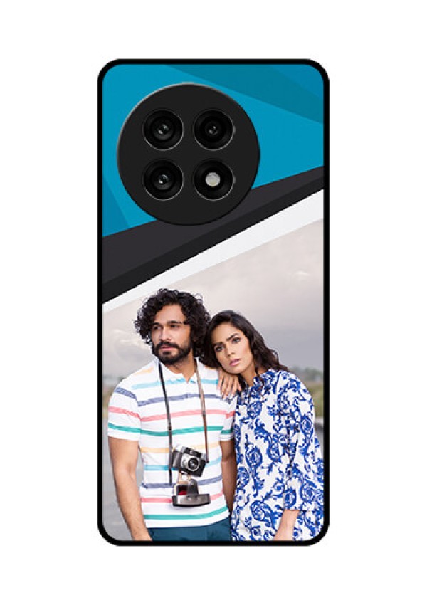 OnePlus 13R 5G Custom Glass Phone Case - Simple Pattern Photo Upload Design
