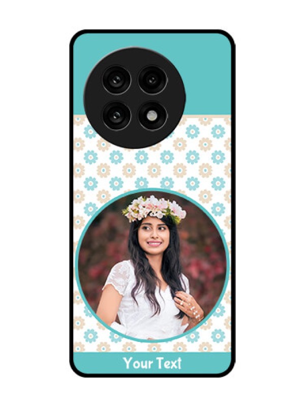 Custom OnePlus 13R 5G Custom Glass Phone Case - Beautiful Flowers Design
