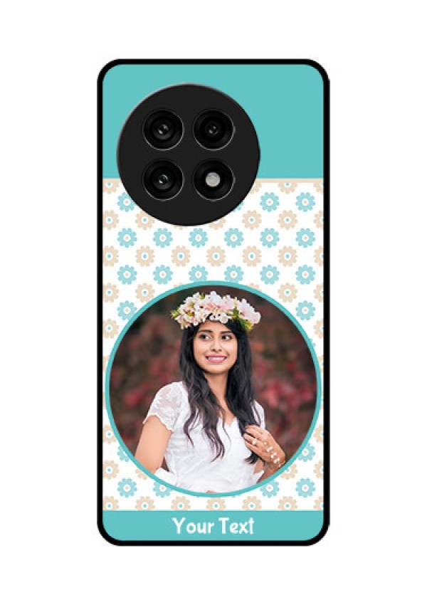 OnePlus 13R 5G Custom Glass Phone Case - Beautiful Flowers Design
