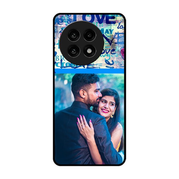 OnePlus 13R 5G Custom Glass Phone Case - Colorful Love Design