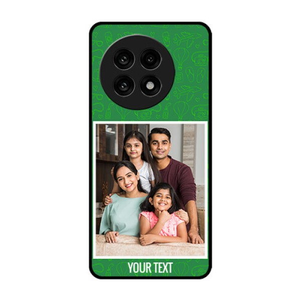 OnePlus 13R 5G Custom Glass Phone Case - Picture Upload Design