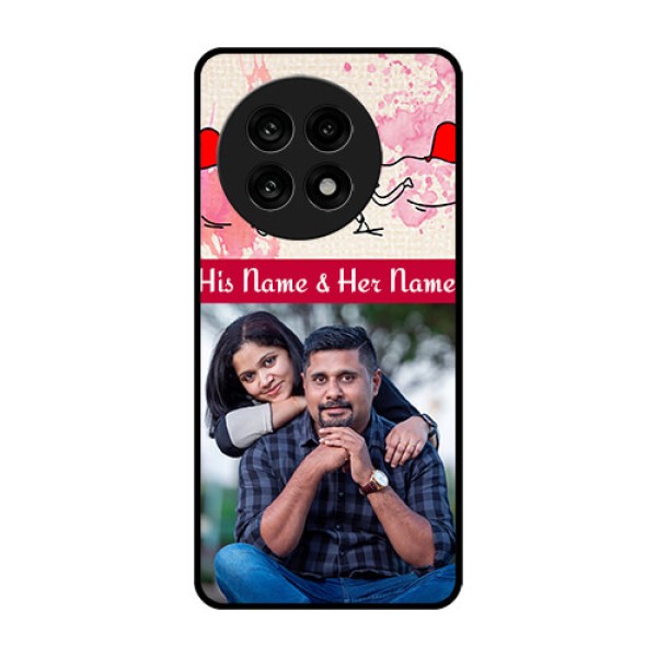 OnePlus 13R 5G Custom Glass Phone Case - You And Me Case Design