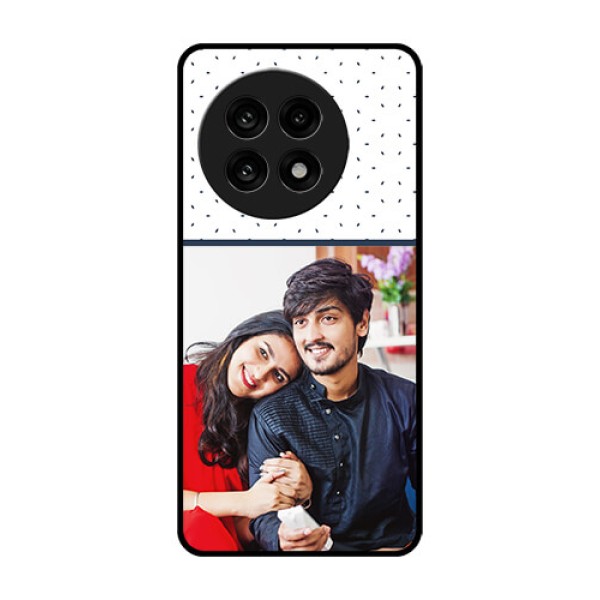 OnePlus 13R 5G Custom Glass Phone Case - Premium Dot Design