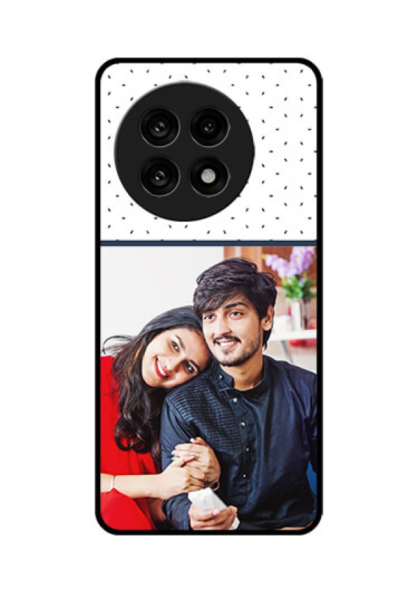 OnePlus 13R 5G Custom Glass Phone Case - Premium Dot Design