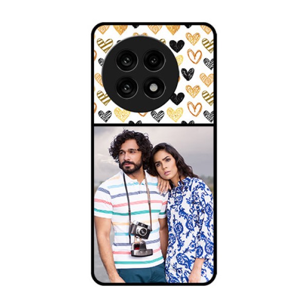 OnePlus 13R 5G Custom Glass Phone Case - Love Symbol Design