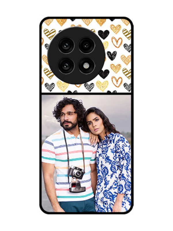 Custom OnePlus 13R 5G Custom Glass Phone Case - Love Symbol Design