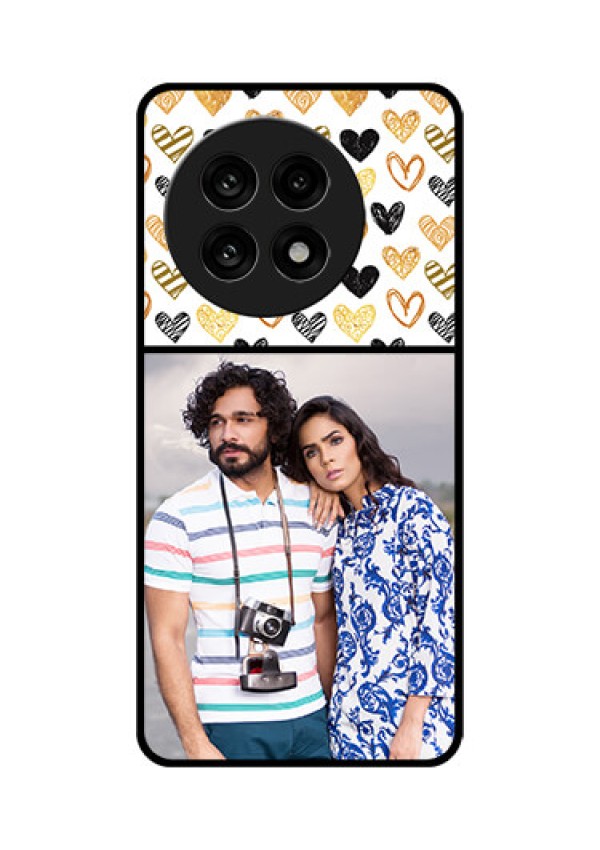 OnePlus 13R 5G Custom Glass Phone Case - Love Symbol Design