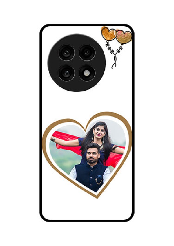 OnePlus 13R 5G Custom Glass Phone Case - You and Me Design