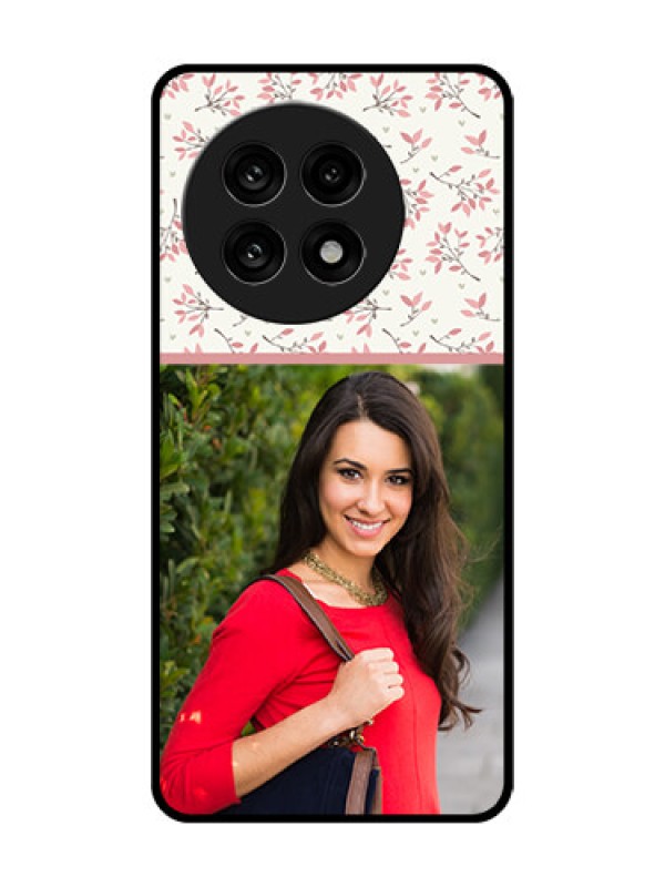 Custom OnePlus 13R 5G Custom Glass Phone Case - Stunning Floral Design