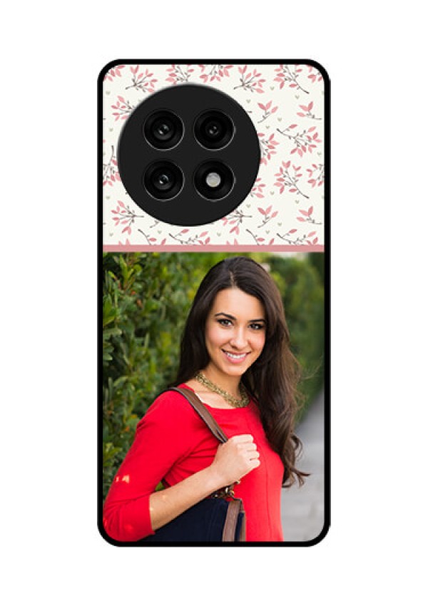 OnePlus 13R 5G Custom Glass Phone Case - Stunning Floral Design