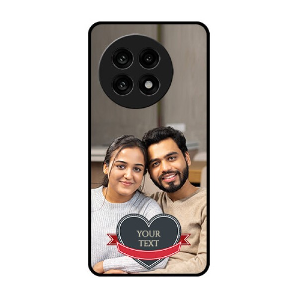 OnePlus 13R 5G Custom Glass Phone Case - Just Married Couple Design