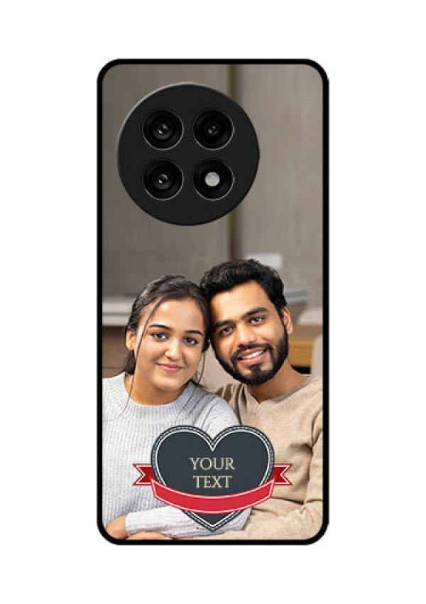 OnePlus 13R 5G Custom Glass Phone Case - Just Married Couple Design