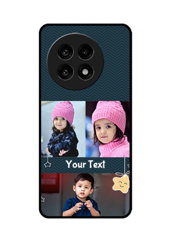 OnePlus 13R 5G Custom Glass Phone Case - Hanging Stars Design