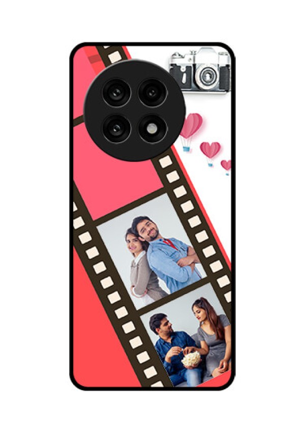 OnePlus 13R 5G Custom Glass Phone Case - 3 Image Holder With Film Reel